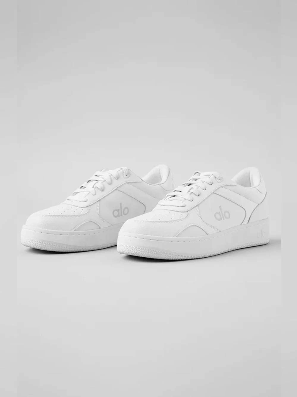 ALO Recovery Mode Sneaker in Natural White